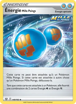 Énergie Mille Poings, Styles de combat 140