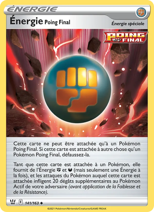 Énergie Poing Final, Styles de combat 141