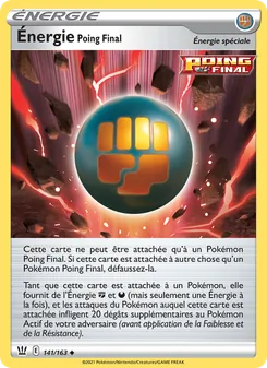 Énergie Poing Final, Styles de combat 141
