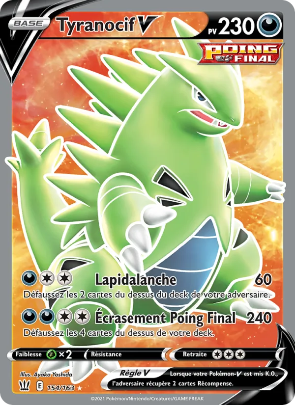 Tyranocif V, Styles de combat 154