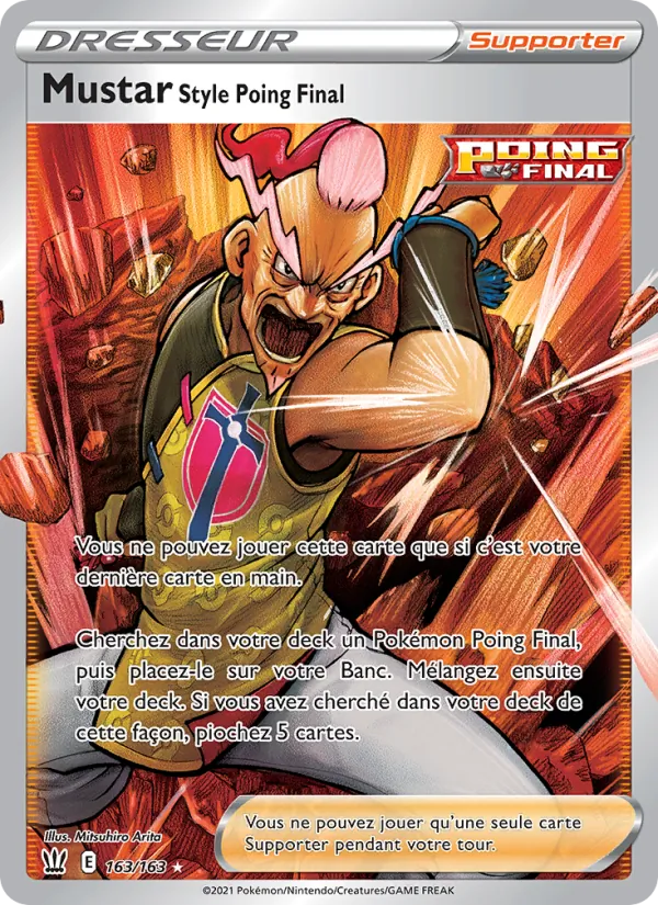 Mustar Style Poing Final, Styles de combat 163