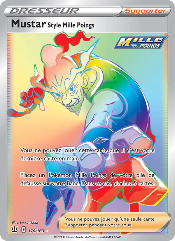 Mustar Style Mille Poings, Styles de combat 176