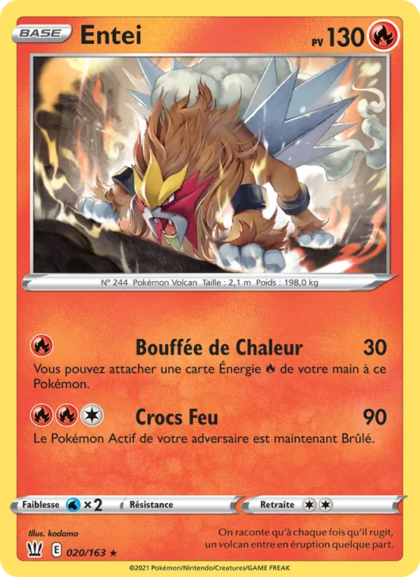 Entei, Styles de combat 20