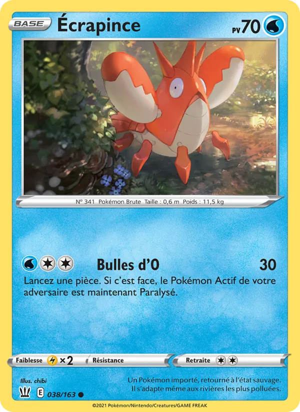 Écrapince, Styles de combat 38