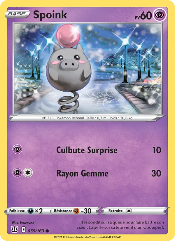 Spoink, Styles de combat 55