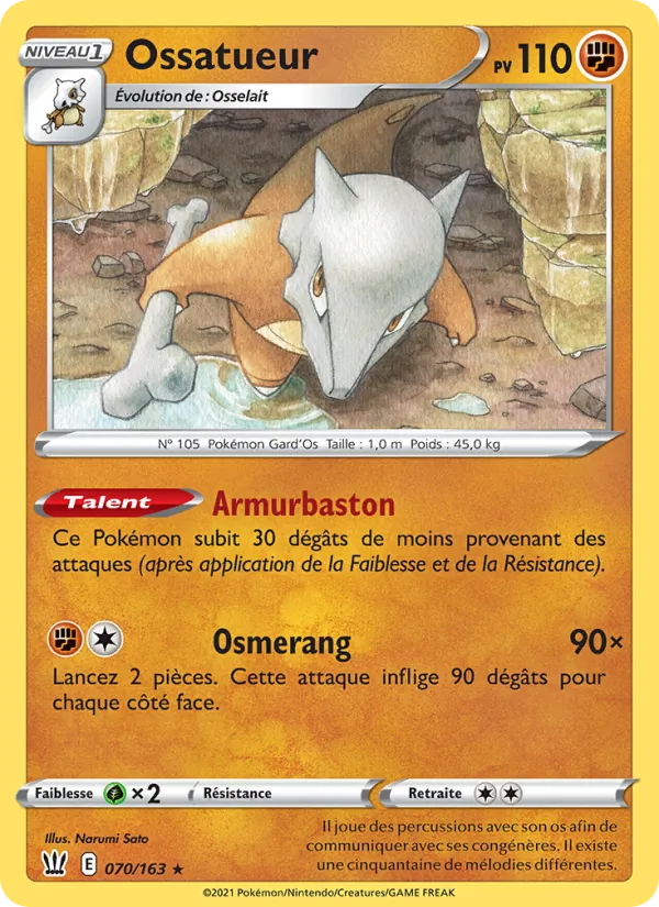 Ossatueur, Styles de combat 70