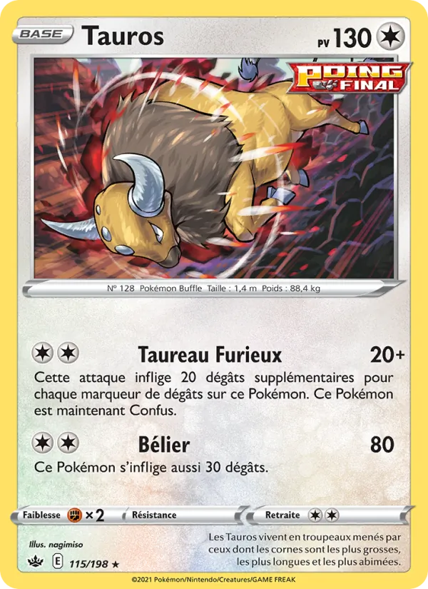 Tauros, Règne de Glace 115
