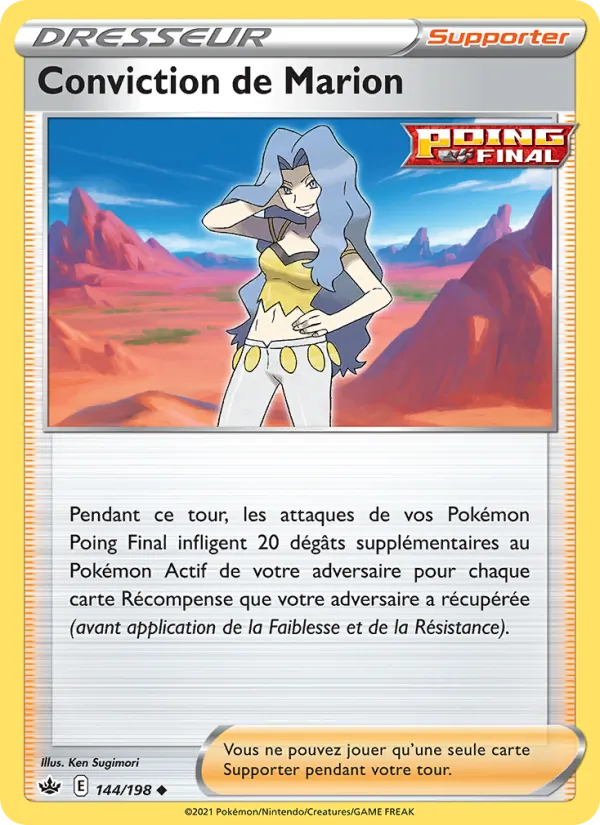 Conviction de Marion, Règne de Glace 144