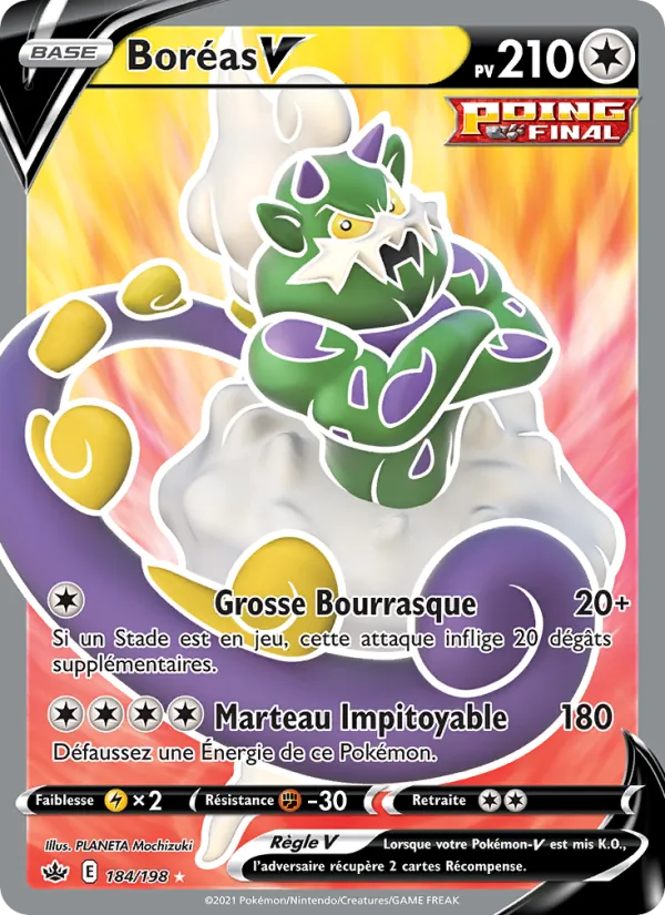 Boréas V, Règne de Glace 184