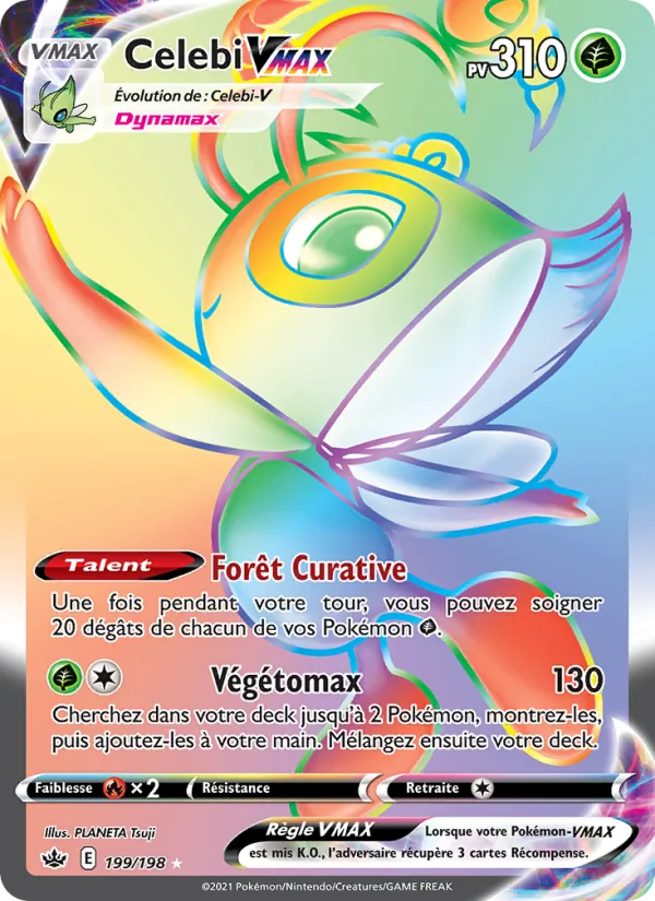 Celebi VMAX, Règne de Glace 199