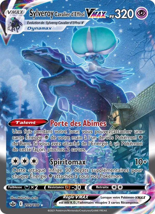 Sylveroy Cavalier d'Effroi VMAX, Règne de Glace 205
