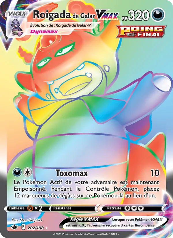 Roigada de Galar VMAX, Règne de Glace 207