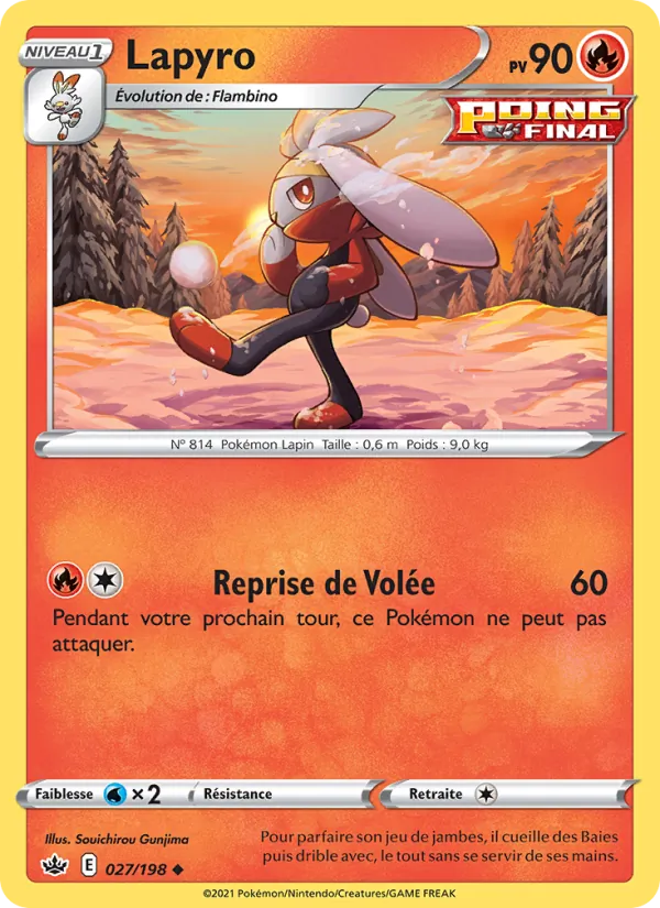 Lapyro, Règne de Glace 27