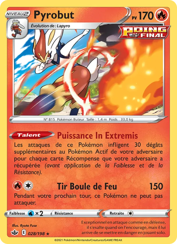 Pyrobut, Règne de Glace 28