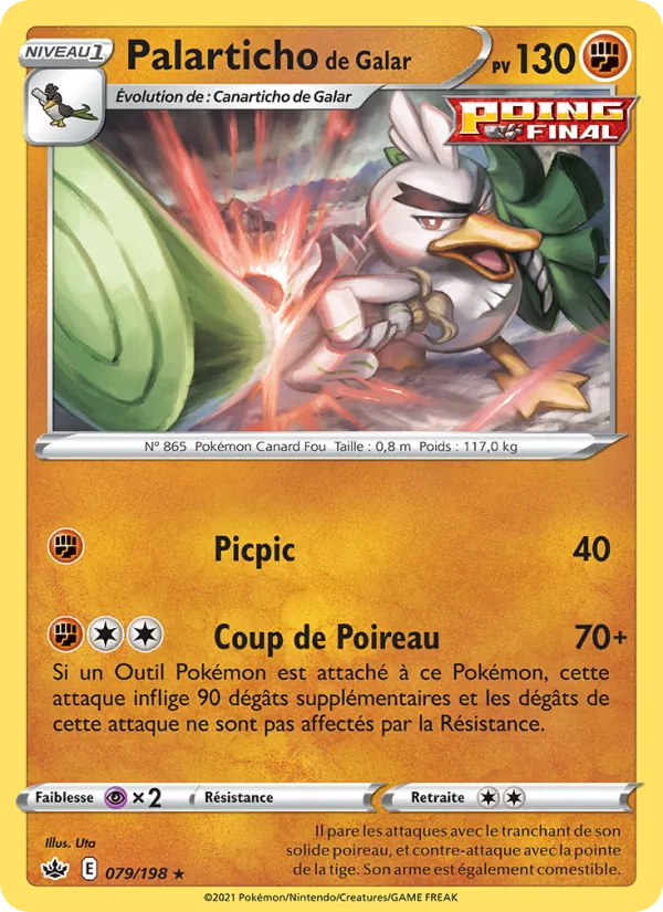 Palarticho de Galar, Règne de Glace 79