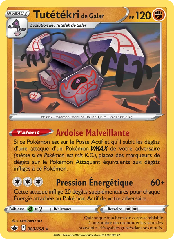 Tutétékri de Galar, Règne de Glace 83