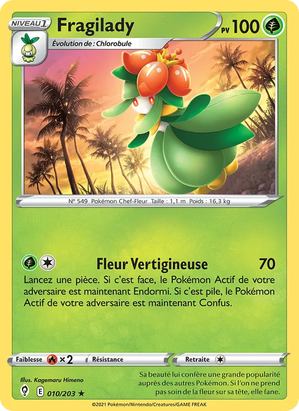 Fragilady, Évolution Céleste 10