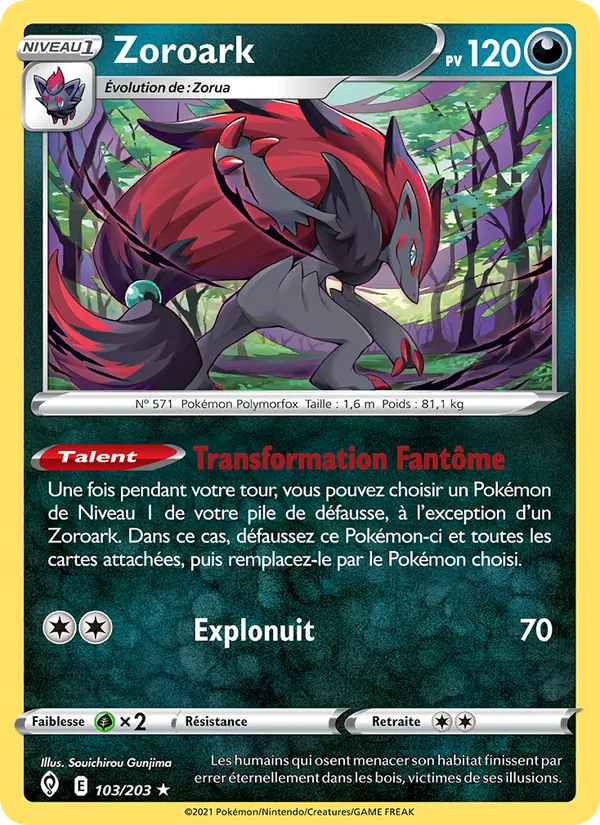 Zoroark, Évolution Céleste 103