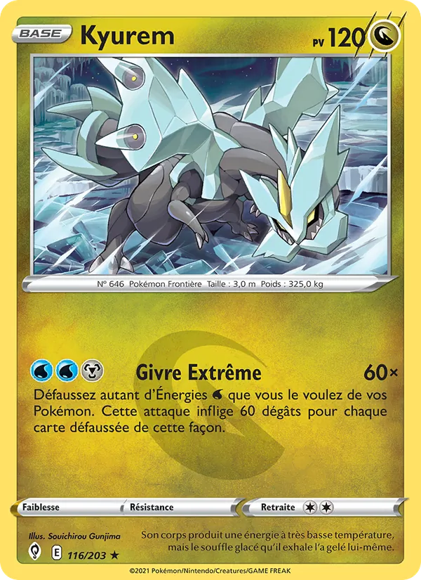 Kyurem, Évolution Céleste 116