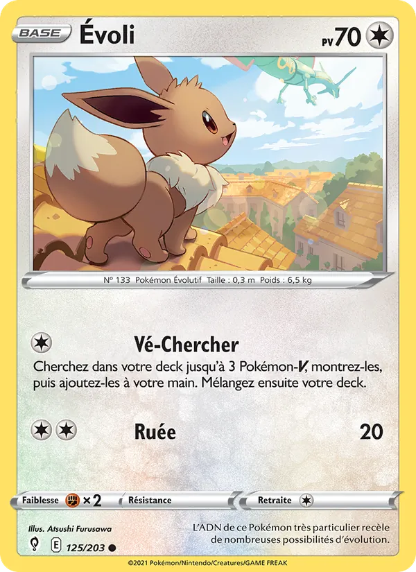 Évoli, Évolution Céleste 125