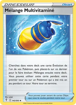 Mélange Multivitaminé, Évolution Céleste 142