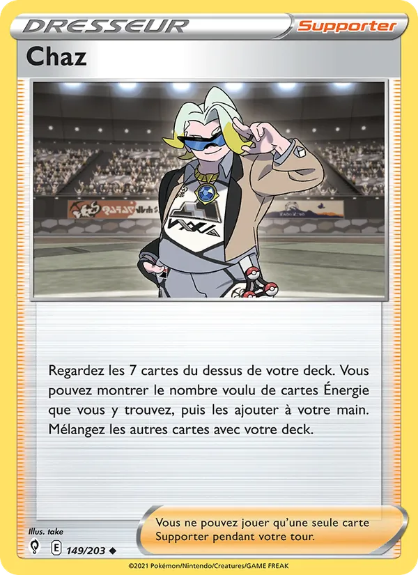 Chaz, Évolution Céleste 149
