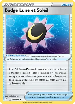 Badge Lune et Soleil, Évolution Céleste 151