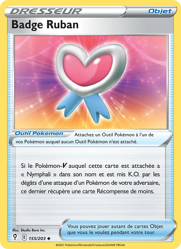 Badge Ruban, Évolution Céleste 155