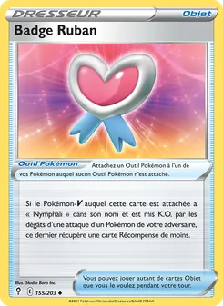 Badge Ruban, Évolution Céleste 155