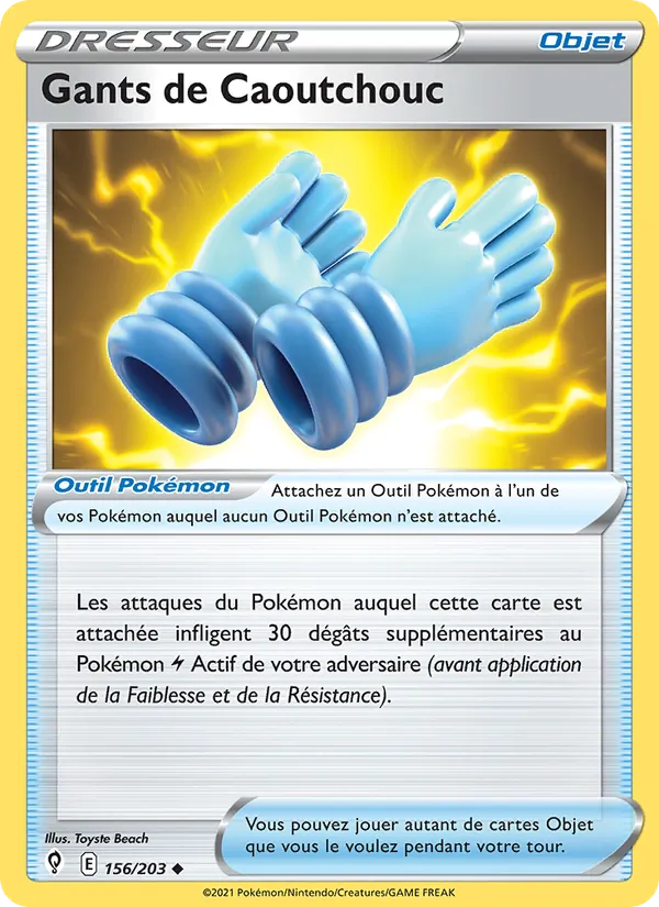 Gants de Caoutchouc, Évolution Céleste 156