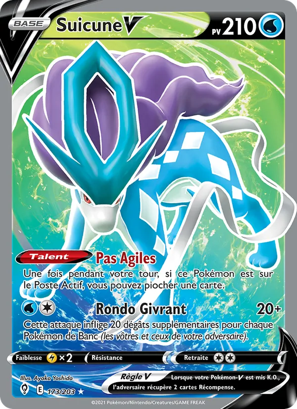 Suicune V, Évolution Céleste 173