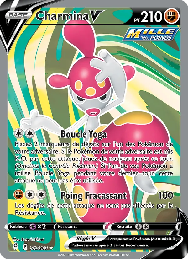 Charmina V, Évolution Céleste 185