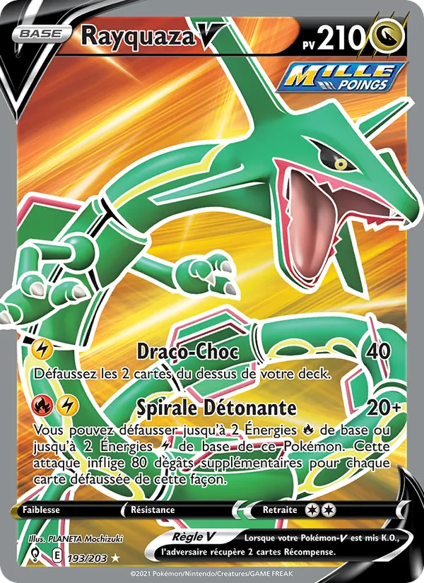 Rayquaza V, Évolution Céleste 193