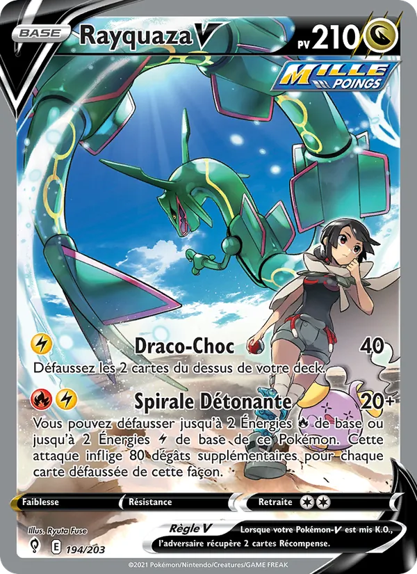 Rayquaza V, Évolution Céleste 194