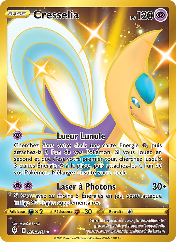 Cresselia, Évolution Céleste 228