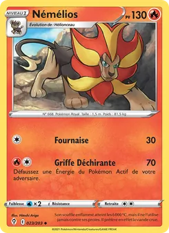 Némélios, Évolution Céleste 23