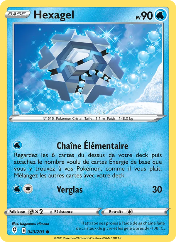 Hexagel, Évolution Céleste 43