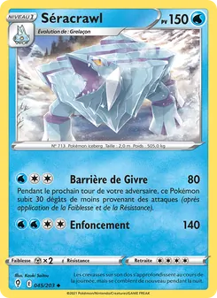 Séracrawl, Évolution Céleste 45