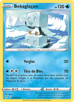 Bekaglaçon, Évolution Céleste 47