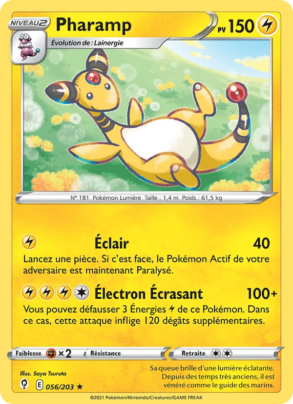 Pharamp, Évolution Céleste 56