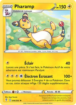 Pharamp, Évolution Céleste 56
