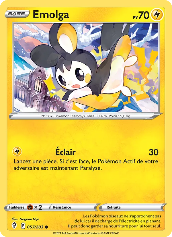 Emolga, Évolution Céleste 57