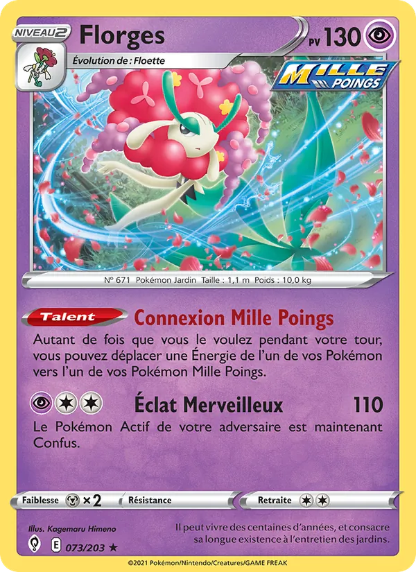 Florges, Évolution Céleste 73