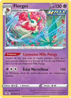 Florges, Évolution Céleste 73