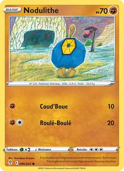 Nodulithe, Évolution Céleste 86