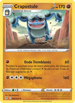 Crapustule, Évolution Céleste 90