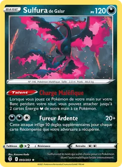 Sulfura de Galar, Évolution Céleste 93