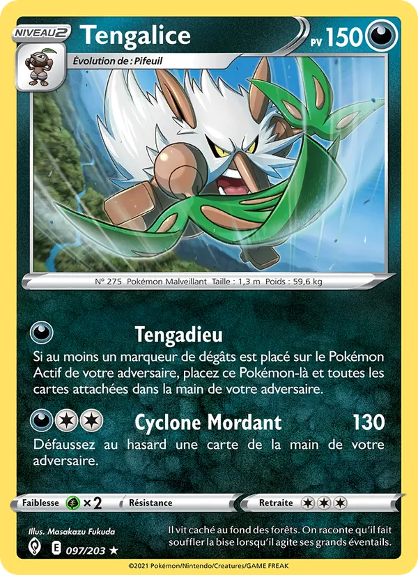 Tengalice, Évolution Céleste 97