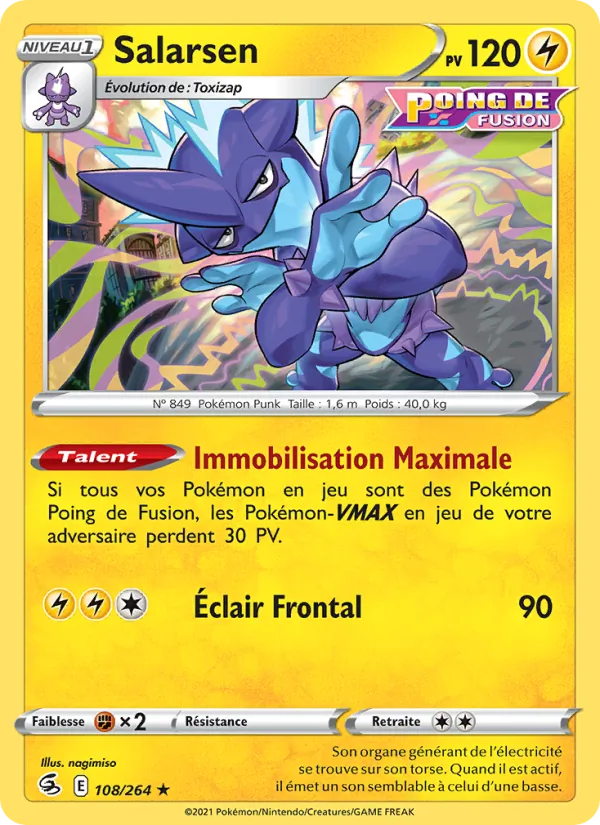 Salarsen, Poing de Fusion 108