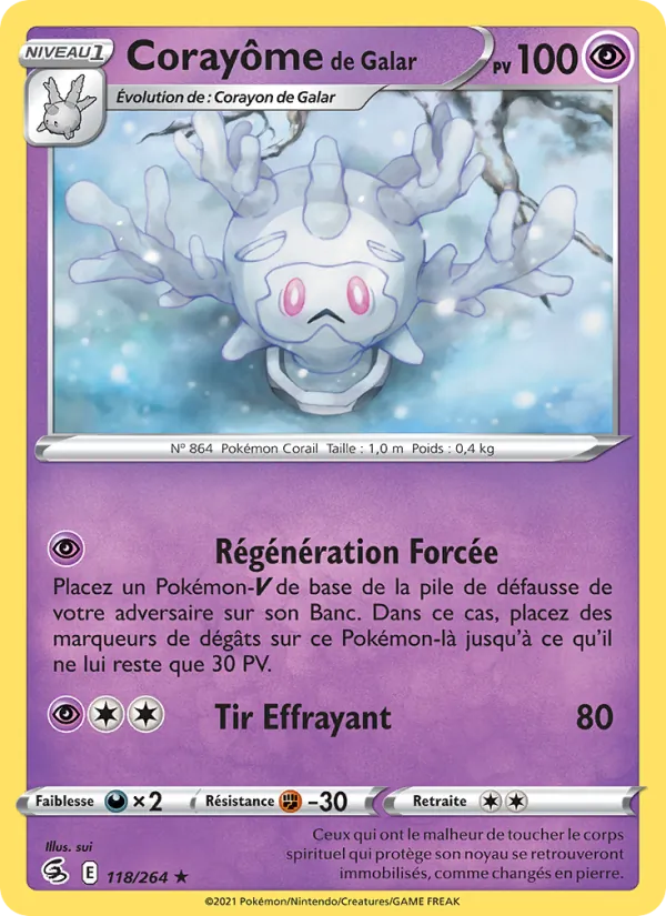 Corayôme de Galar, Poing de Fusion 118
